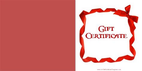 FREE printable gift certificate templates | Customize then Print