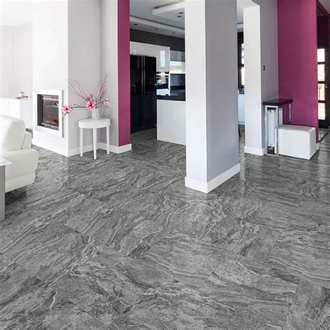 Hermosa Stone luxury vinyl flooring is beautiful! Real embossed textures.