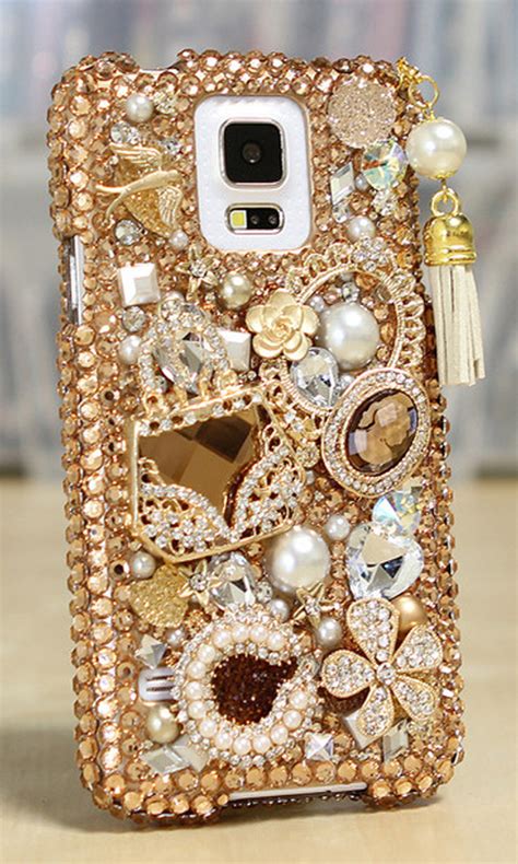 Golden Glory Design with Tassel Phone Charm (style 496) | Crystal phone ...