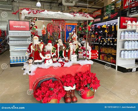 Christmas Decorations at an Ace Hardware Retail Store in Orlando, Florida Editorial Photography ...