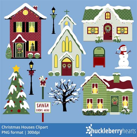 christmas house clip art 20 free Cliparts | Download images on ...