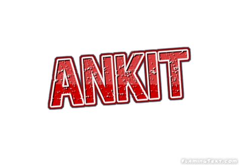 Ankit Logo | Free Name Design Tool from Flaming Text