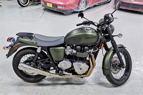 No Reserve: 96-Mile 2013 Triumph Bonneville T100 Steve McQueen Edition ...