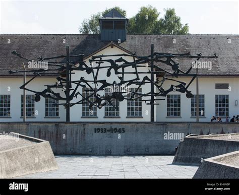 Munich Germany Dachau Concentration Camp memorial sculpture Stock Photo - Alamy