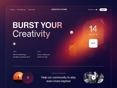 Creative Storm Website by Halo UI/UX App Ui Design, User Interface Design, Desing Inspiration ...