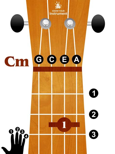 Cm ukulele chord - Know Your Instrument