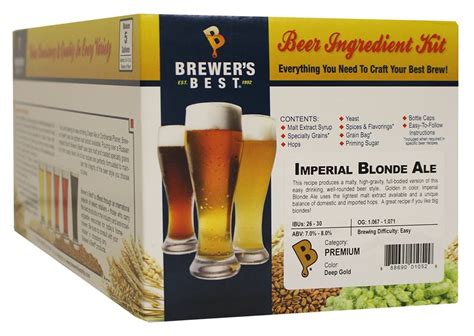 IMPERIAL BLONDE ALE Beer Ingredient Kit from Brewer's Best 1052 ...