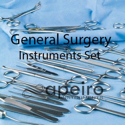 General Surgery Instruments Set