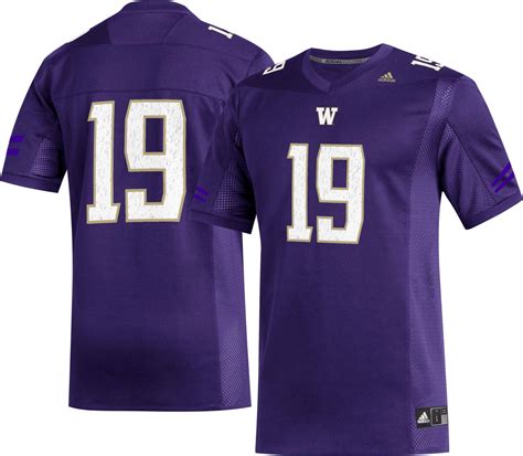 adidas Washington Huskies #19 Purple Replica Football Jersey for Men - Lyst