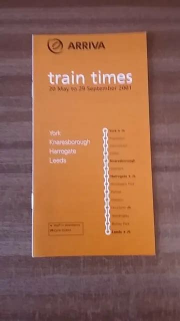 ARRIVA TRAINS NORTHERN pocket train timetable York-Leeds summer 2001 $1.05 - PicClick