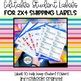 2x4 Shipping Labels Editable Templates For Student Items by Sweet ...