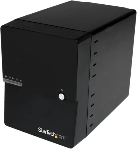 StarTech.com S3540BU33EUSB 3.0/ eSATA 4-Bay 3.5in SATA III Hard Drive Enclosure w/ built-in HDD ...