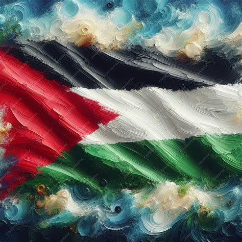 Premium Photo | The palestine flag a symbol of unity and solidarity ...