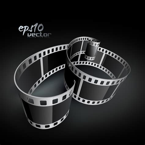 realistic vector reel film 219215 Vector Art at Vecteezy