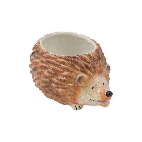 Ceramic Hedgehog Shape Flower Planter Plant Pot | Dongsheng