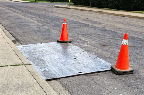 How to secure steel road plates - James Dunkerley