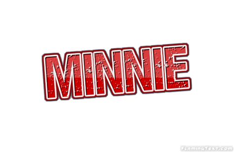 Minnie Logo | Free Name Design Tool from Flaming Text