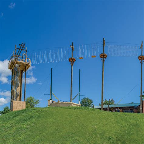 Aerial Rope Course at Grand Vue Park | West Virginia Outdoor Adventures