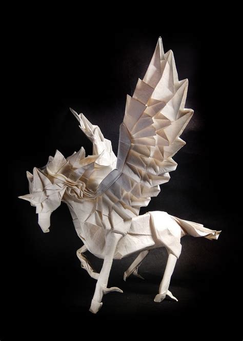 Pegasus B-3.0 designed by Kamiya Satoshi by icarus0407 | Origami paper art, Origami horse ...