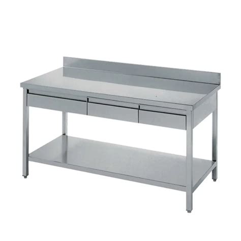 Stainless Steel Industry Kitchen Work Table Drawers/work Bench Table ...