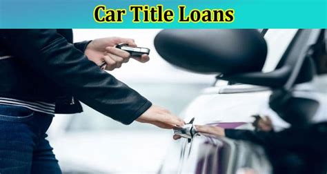 Title Pawn Near Me: A Historical Analysis of Car Title Loans and the ...