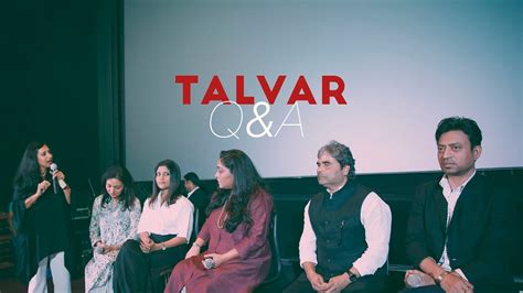 The cast & crew of 'Talvar' answer a live audience. - YouTube