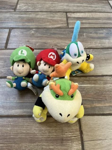 RARE BOWSER JR. “Robert” Super Mario Logan Bros Sanei Plush Nintendo SML 2011lot £192.53 ...