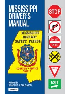 Mississippi Drivers Manual / mississippi-drivers-manual.pdf / PDF4PRO