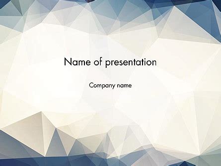 Hipster Triangles Pattern Presentation Template for PowerPoint and ...