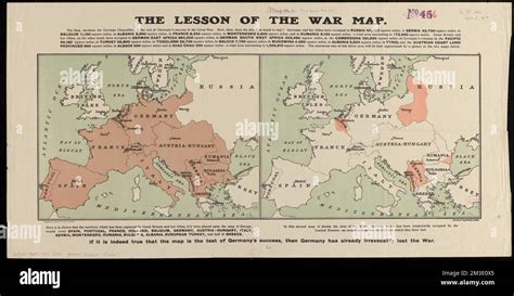 The lesson of the war map , World War, 1914-1918, Europe, Maps, World ...