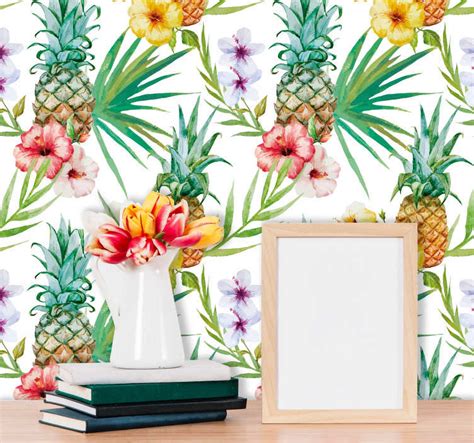 Pineapple Art Style Wall Sticker - TenStickers