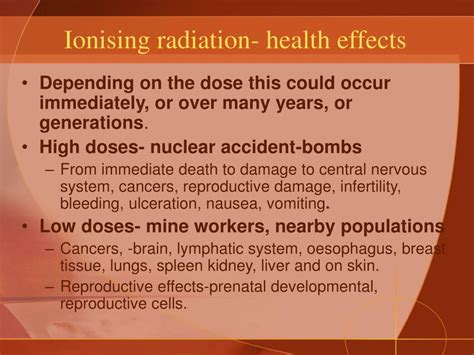 PPT - Uranium & Health: radiation and mining PowerPoint Presentation - ID:4789946