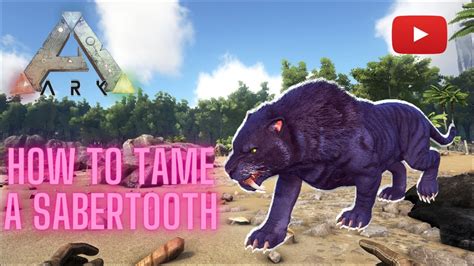 Sabertooth Taming with Bronto Kibble - Ark Mobile - YouTube