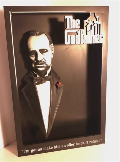 MCFARLANE POP CULTURE 3D Wall Art Movie Poster The Godfather - Rare $65 ...