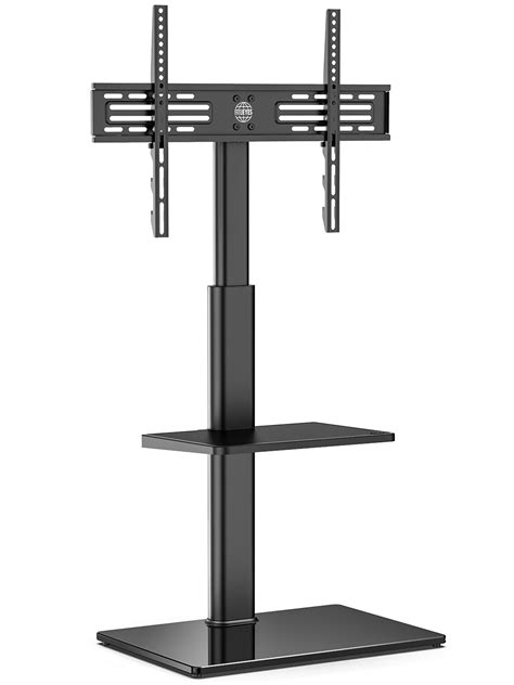 FITUEYES TV Floor Stand for 32 to 60 inch Cantilever TV Stand with Swivel Bracket Height ...