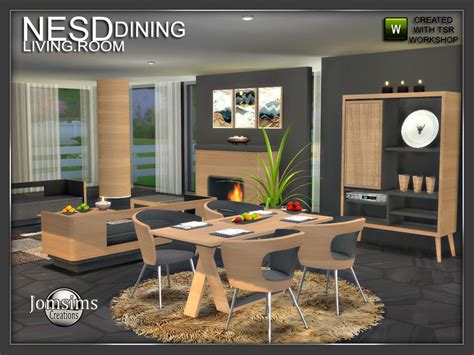 The Sims Resource - Nesd dining room