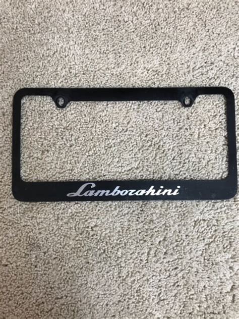 Lamborghini License Plate Frame | eBay