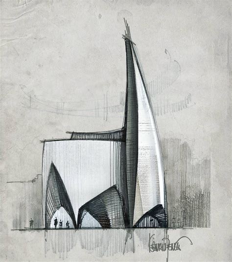 concept SKETCH | Architecture design sketch, Architecture concept ...