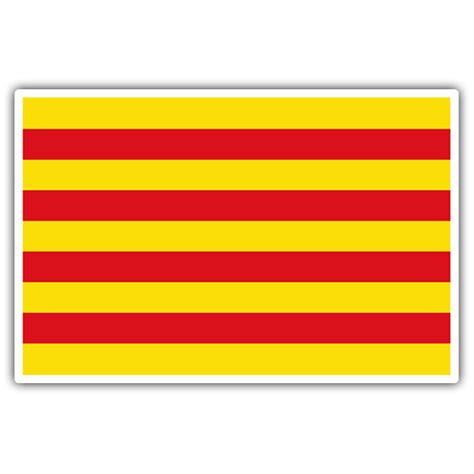 Flag Sticker of Catalonia | MuralDecal.com