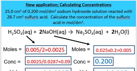 Titrations and calculations | Teaching Resources