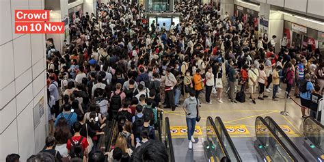 Overcrowding Situation At Serangoon MRT Station Allegedly Due To Temporary Train Service ...