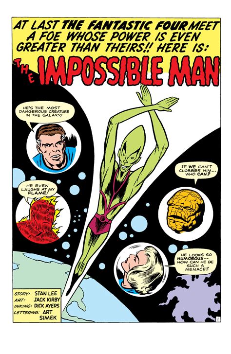 Fantastic Four 011 (1963) (digital) First Appearance Of Impossible Man ...