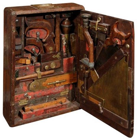 19TH Century Fitted Tool box | Antique woodworking tools, Old tools, Woodworking tools workshop