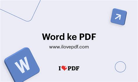 Konversi Word ke PDF. Dokumen DOC ke PDF