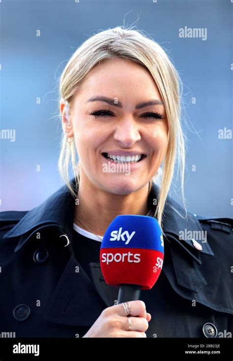 Sky Sports presenter Laura Woods Stock Photo - Alamy