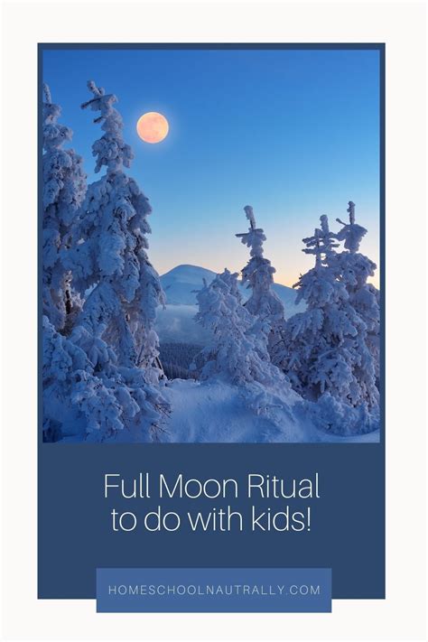 Cold Moon Ritual For Kids — Homeschool Naturally