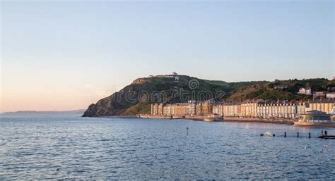 Aberystwyth City in Wales Beach Stock Photo - Image of rollerblading, town: 137434230