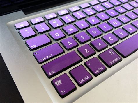 Ombre Purple iMac MacBook Pro and MacBook Air Keyboard