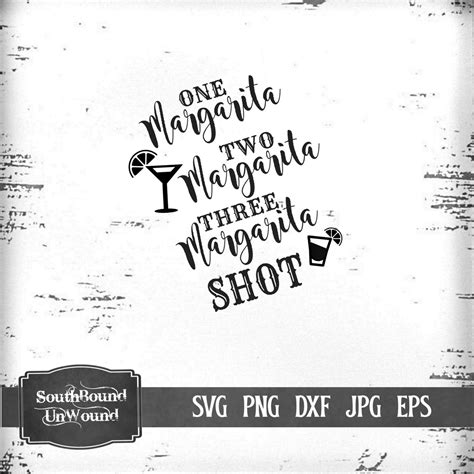 One Margarita SVG Commercial Use Instant Download Printable Clip Art ...