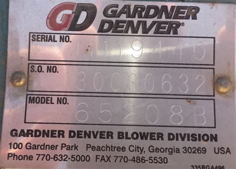 Gardner Denver Blowers for sale